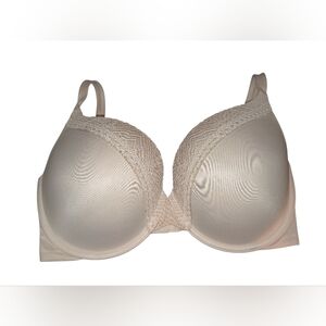 Victorias Secret Body By Victoria Perfect Shape Beige Lace Underwire Bra 34DDD